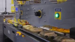 Masipack - Focus HFFS Flow Wrapper with Safety System (Garlic Bread in Flowpack)