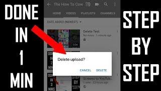 How to DELETE YouTube Videos on iPhone 2020