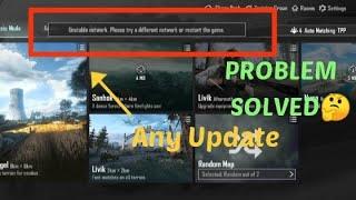 HOW TO FIX BGMI Unstable network please try a different network or restart the game PROBLEM SOLVED