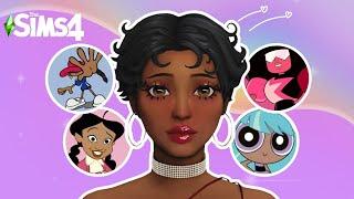 Creating ICONIC Cartoon Characters in The Sims 4!