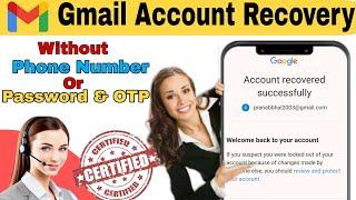 gmail account recovery without phone number Or password || how to google account recovery