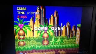 Sonic CD Japan: Game Over