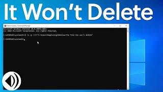 How to Delete "The system cannot find the file specified" Error