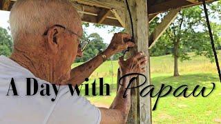 A Day with Papaw | Selling Okree and Maters | His Small Town Southern Life