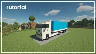 How To Make A Truck [Minecraft Tutorial]