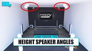 Should Height Speakers Be Angled for Dolby Atmos & DTS:X? Home Theater Talk w/ Trinnov