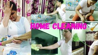 Indian housewife daily morning routine / room cleaning / dusting / jhadu pocha / home cleaning /