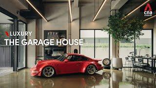 A car enthusiast’s dream house with a garage space that can fit up to 8 cars