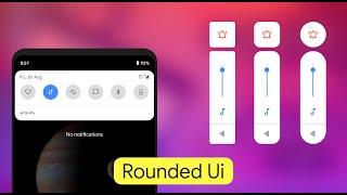 How to enable Rounded Ui in custom ROMs | Pie | Rounded System Ui  | NhSoft