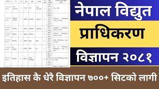 Nepal Electricity Authority Vacancy 2081 | NEA Loksewa Vacancy 2081 | Bidhut Pradhikaran Bigyapan