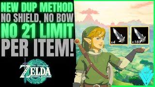 New Item Duplication Glitch No 21 Limit No Bow No Shield Zelda Tears Of The Kingdom