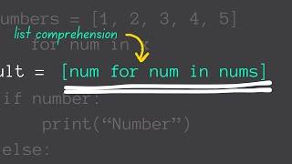 How to use list comprehension in Python | 2MinutesPy