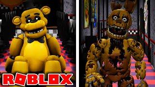 New Animatronics Golden Freddy and Springtrap in Roblox Archived Nights FNAF Roleplay