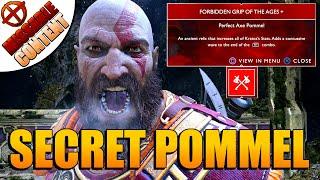 God of War - HOW TO GET The Secret Axe Pommel (Rare Item Location)