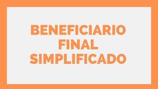  BENEFICIARIO FINAL SIMPLIFICADO Estudio Contable En Lima