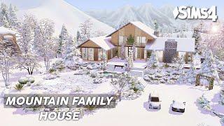 Mountain Family House | The Sims 4 No CC | Stop Motion | Sims 4 Video