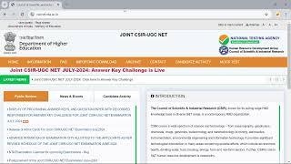 CSIR NET JUNE 2024- ANSWER KEY & RESPONSE SHEET RELEASED| Check your reponses now! #csirlifescience