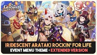 Event Menu Theme: Iridescent Arataki Rockin' for Life Tour de Force of Awesomeness | Genshin Impact