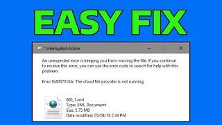 How To Fix OneDrive 0x8007016a Error Code