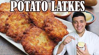 Fast and Easy Potato Recipe for Holiday [ How to Make Latkes by Lounging with Lenny ]