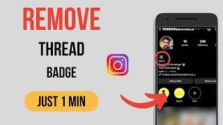 How To Remove Threads From Instagram Bio | How To Remove Thread Badge From Instagram | Tamil