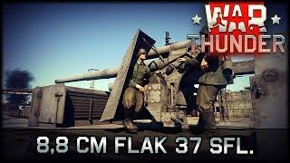 8,8 cm Flak 37 Sfl. - War Thunder [ deutsch  gameplay ]