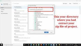 How to open any android project (zip file) from GitHub or any other source and run successfully.