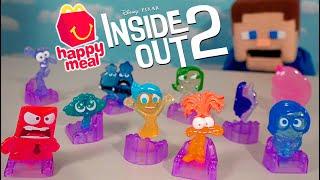 Inside Out 2 MOVIE TOYS!! McDonalds Happy Meal Collection Set Unboxing