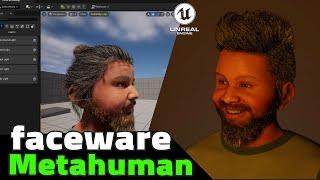 face ware live linke metahuman unreal 5
