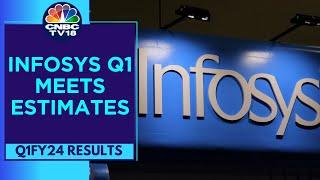 Earnings Central: Infosys Q1 Net Profit At ₹5,945 Cr, Sharp Cut In FY24 Revenue Guidance | CNBC TV18