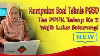 KUMPULAN PEMBAHASAN SOAL TEKNIS PGSD PPPK Part 1