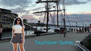 Most beautiful touchdown of 2025 | we landed in Australia | #travelwithhimani #sydney #australia