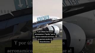 Una vez en tierra, existen varios métodos para frenar el avión a lo largo de la pista. ..#aterrizaje