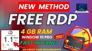 Get FREE Windows RDP for LIFE TIME | How To Create RDP |  Simple Steps To Get Free RDP Access