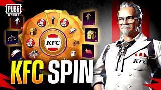 KFC LUCKY SPIN CRATE OPENING | CHICKEN WINNIN SPIN | PUBG MOBILE