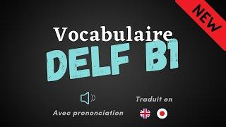 DELF B1 NEW Vocabulary | With English Translations and French Pronunciation !
