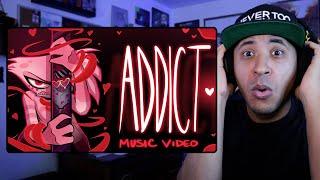 ADDICT (Music Video) - HAZBIN HOTEL | Reaction