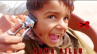 Little Boy Haircut - [ASMR ️Billu]