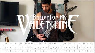 Bullet For My Valentine - "Tears Don’t Fall " - Guitar Cover with On Screen Tabs (#9)