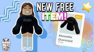 How To Get KLOSSETTE OVERSIZED SWEATER BEFORE IT’S GONE! *Guide to find all UGC items* Roblox