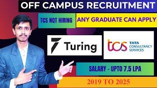 TCS Recruitment 2024 for Freshers | Turing Recruitment 2024 | TCS NQT Recruitment 2024 | Fresher Job