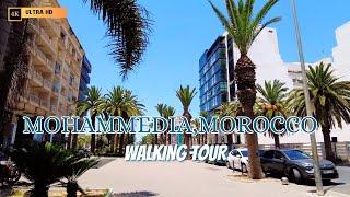 Mohammedia, MOROCCO Walking Tour - 4K (With Captions)