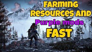 Farming purple mods easily and guaranteed in Horizon zero dawn