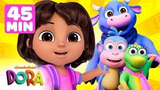 Dora's Friendship Adventures!  45 Minute Full Episode Marathon! | Dora & Friends