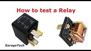 How to test a Relay