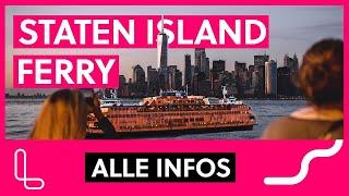 STATEN ISLAND FERRY: Darum ist die kostenlose Bootstour so genial | 2024 | 4k