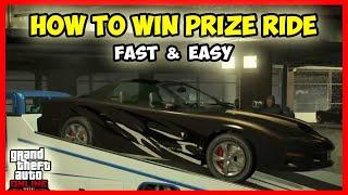 How to Claim Prize Ride FAST in GTA 5 Online - FREE CAR (How to win all Street Races)