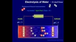 Electrolysis of Water ( Molecular Animation ) - Dr. Amal K Kumar