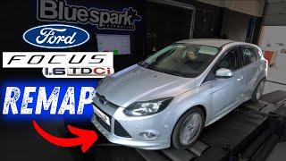 Ford Focus 1.6 TDCI ZETEC 113bhp/115ps Custom ECU Remap with Dyno Test