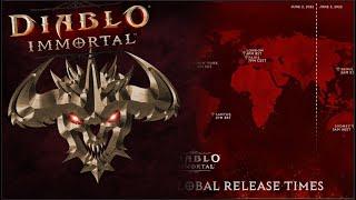 OFFICIAL GLOBAL LAUNCH TIME AND SERVER REVEAL! All Controllers Supported - Diablo Immortal